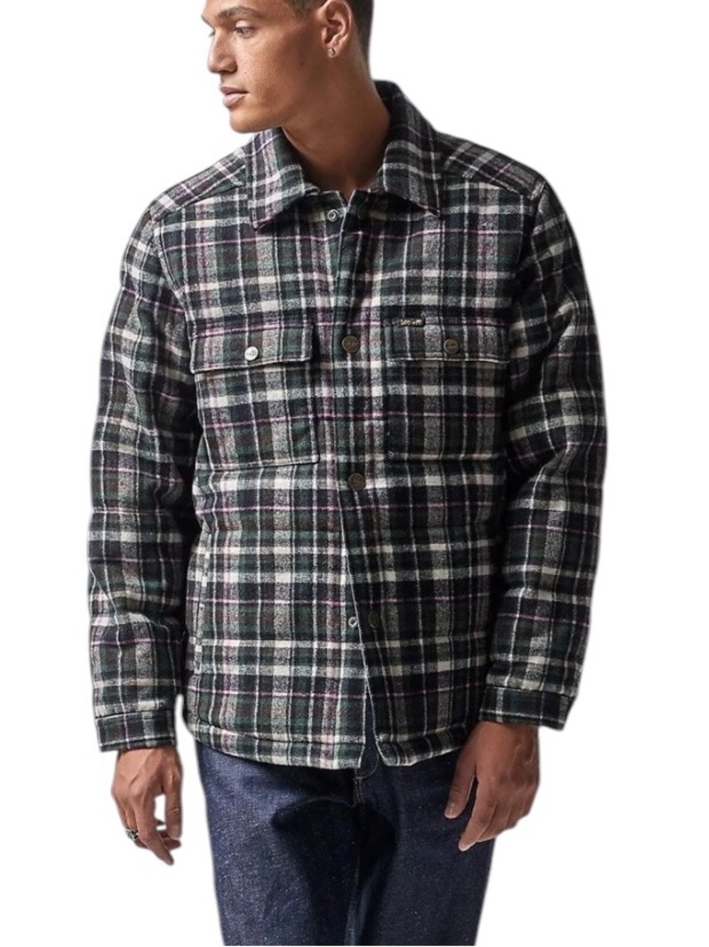 NWT LEE X The Brooklyn Circus Quilted Working West Wool Overshirt Jacket Size L
